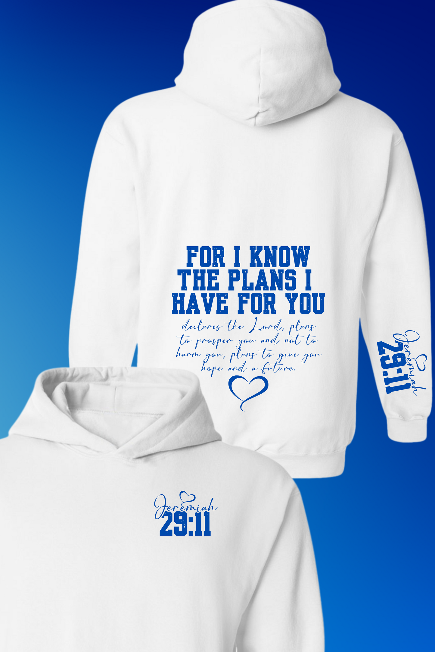 Jeremiah 29:11 Hoodie