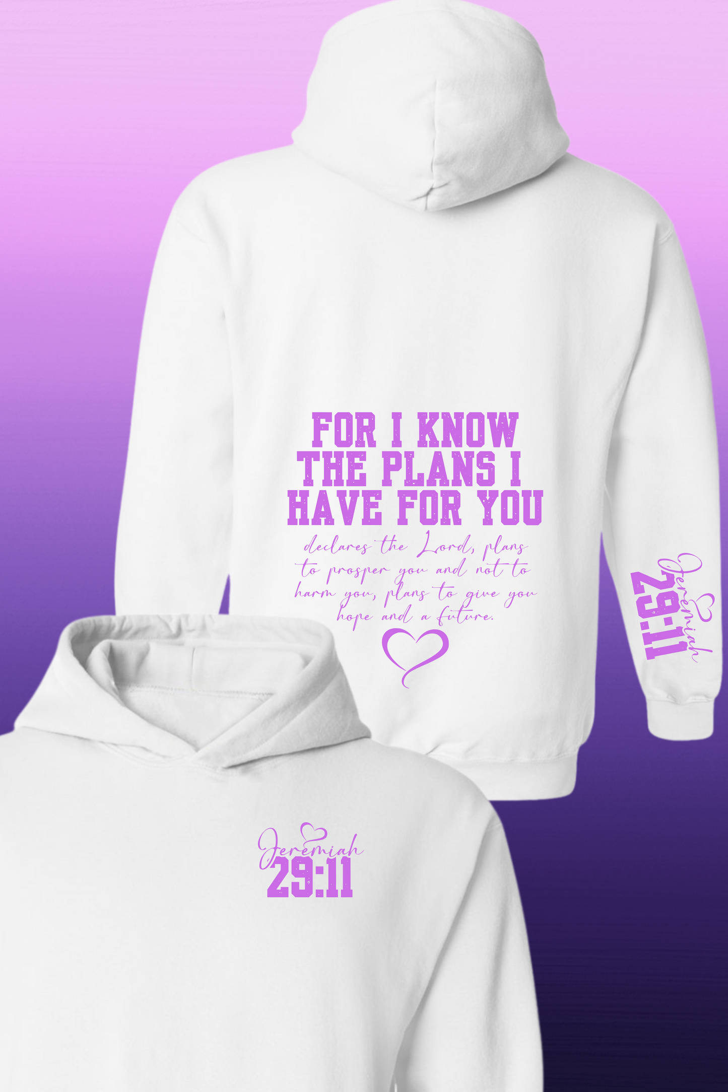 Jeremiah 29:11 Hoodie